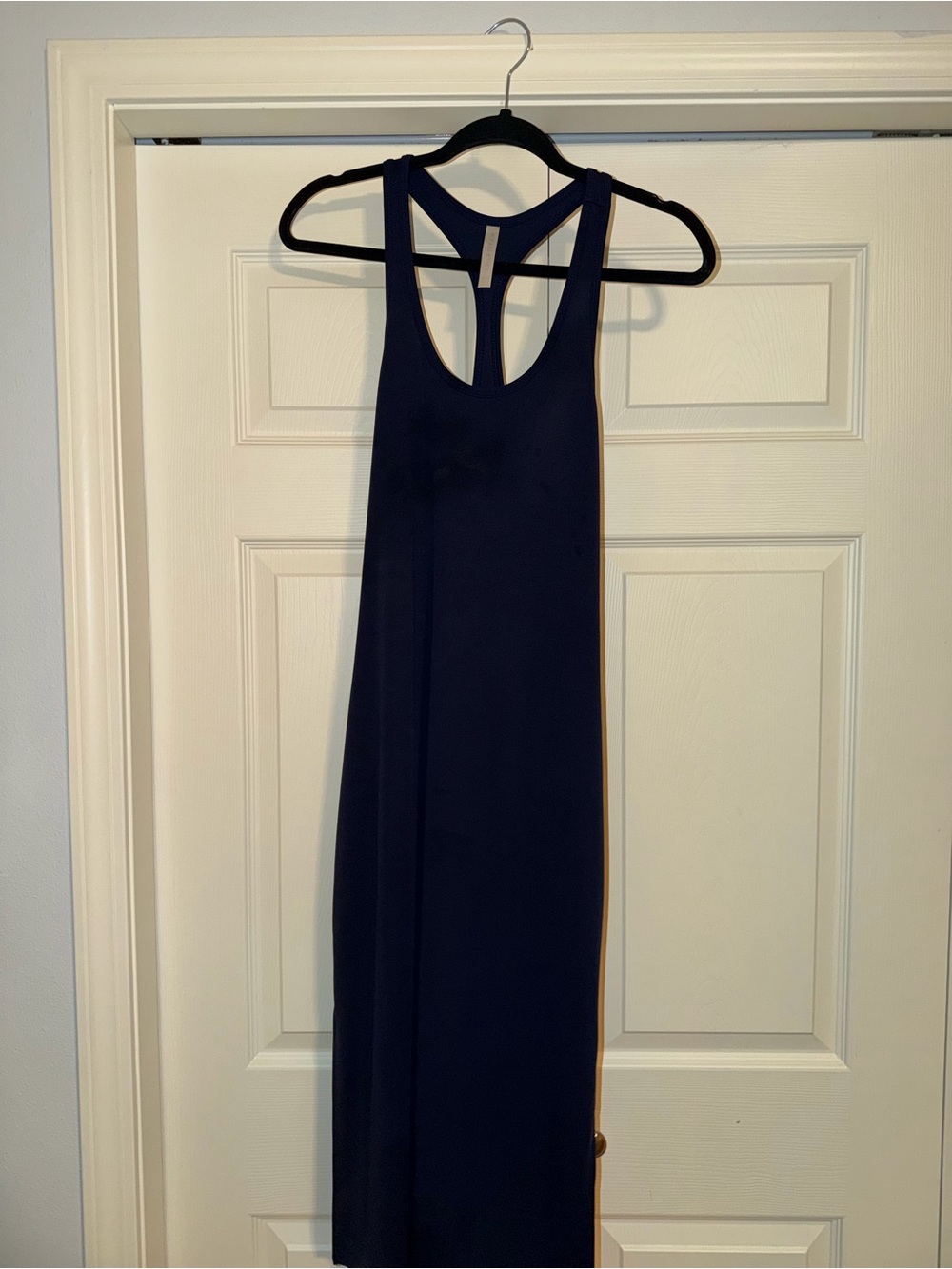 Fabletics Dark Navy Racerback Maxi Dress